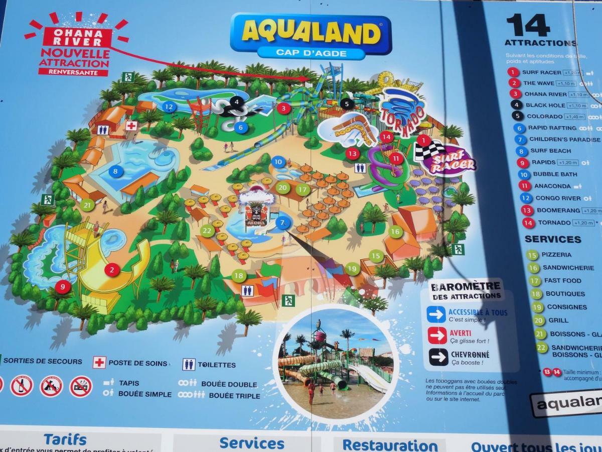 Appartement Cap D'Agde 2 Pieces - 4 Personnes Eksteriør billede
